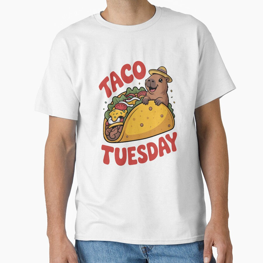 Capybara Taco Tuesday Funny Food Design by MonkiFlipp
