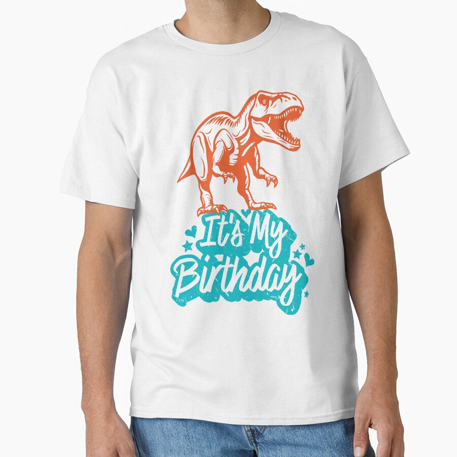 T-Rex Party Dinosaur Birthday Dinosaur Squad It's My Birthday Kids Youth Boys Girls Cute Dinosaur Kawaii Men Women by shoptshirtswag
