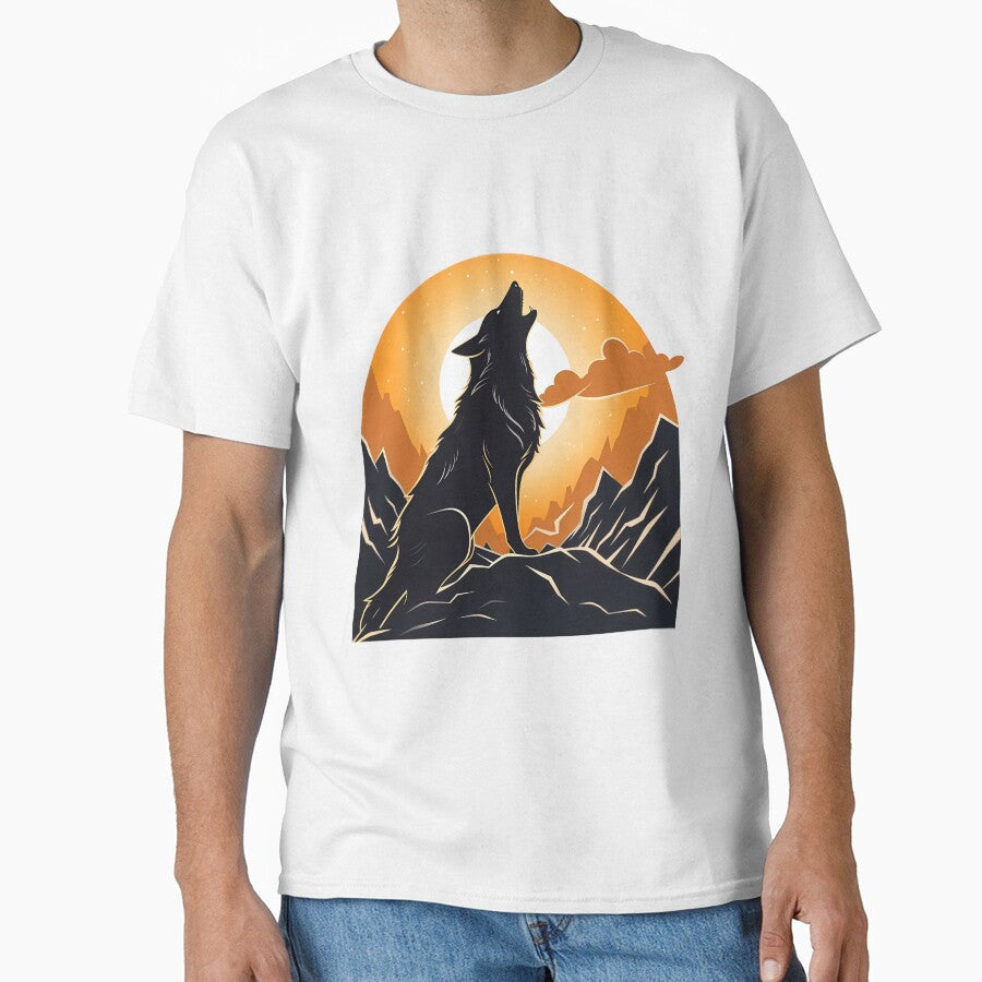 Moonlit Serenade - Howling Wolf by Win Hardy