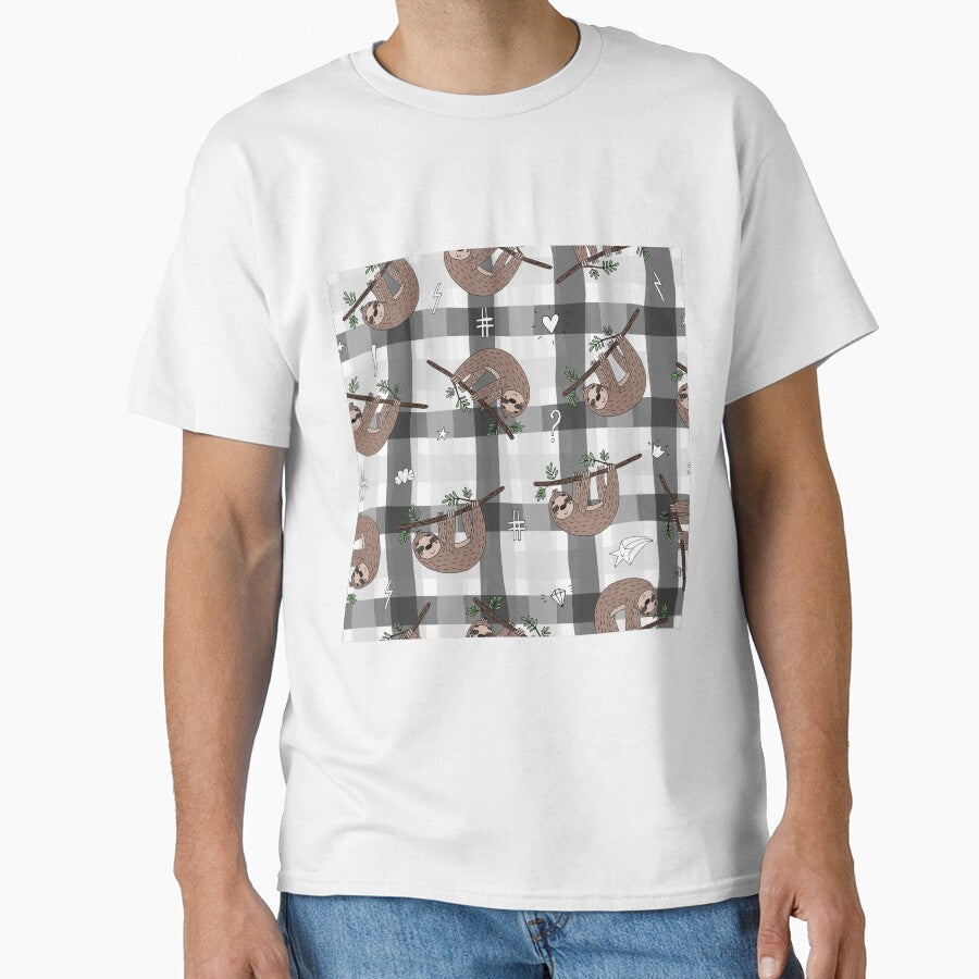 Plaid Sloth Pattern by ArtCreations79