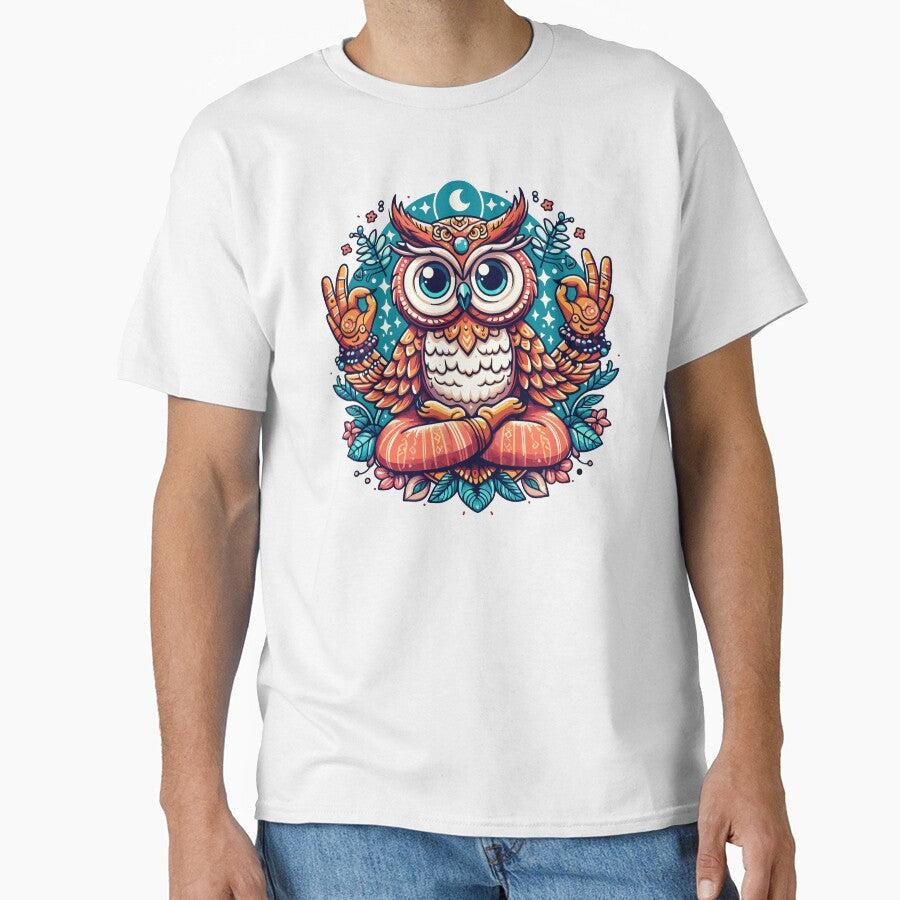 Owl Yoga: Abstract Art by Designowner