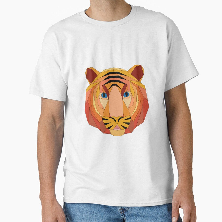 Geometric Polygonal Tiger Design by Alli ML