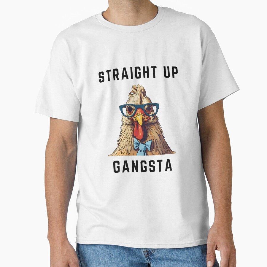 Straight Up Gangsta Funny Chicken by gillys
