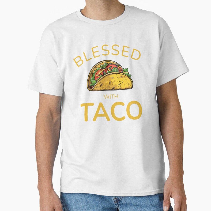 Blessed With Taco – Funny Faith-Inspired Taco Design by Illustrated Faith