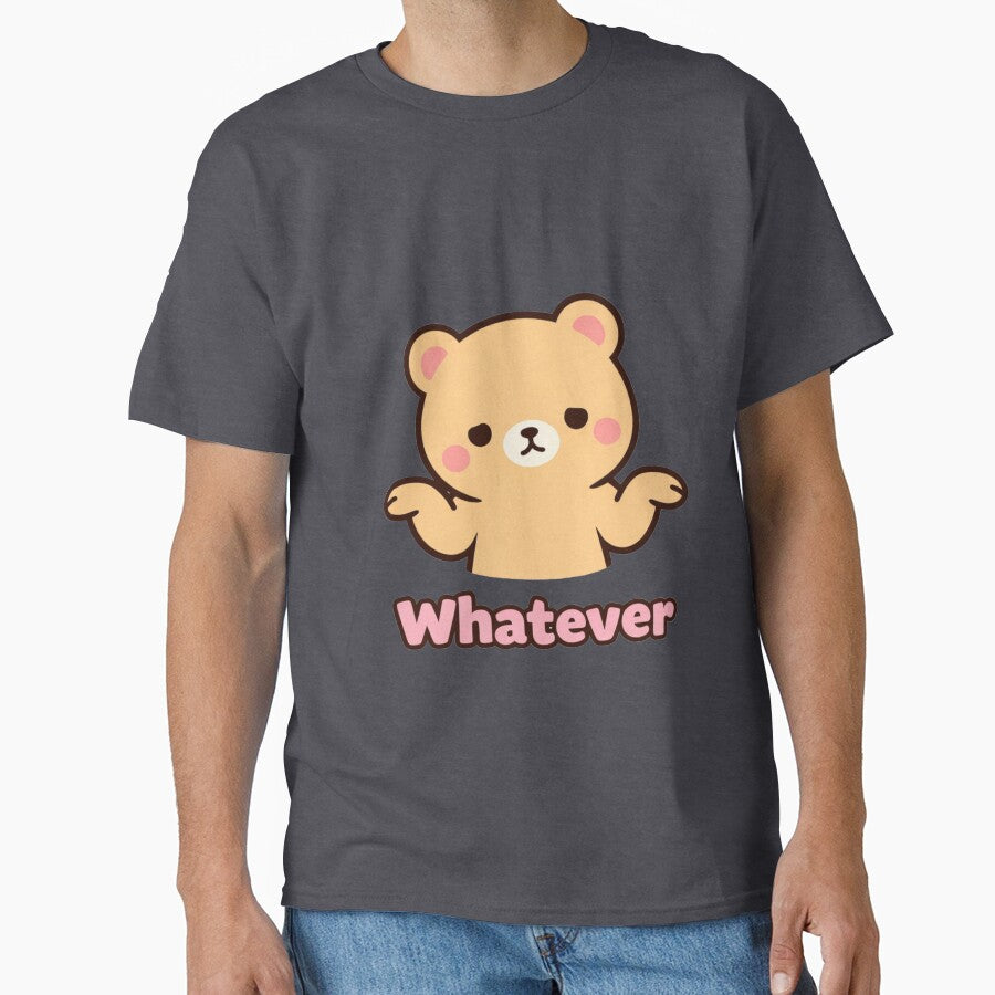Kawaii Bear Whatever Mood Cute Cartoon by Akprimestudio