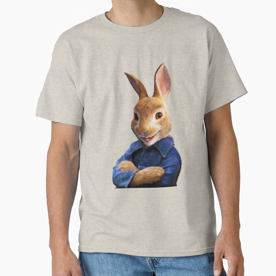 Watercolor Easter Peter Rabbit with big easter egg by moullknoz