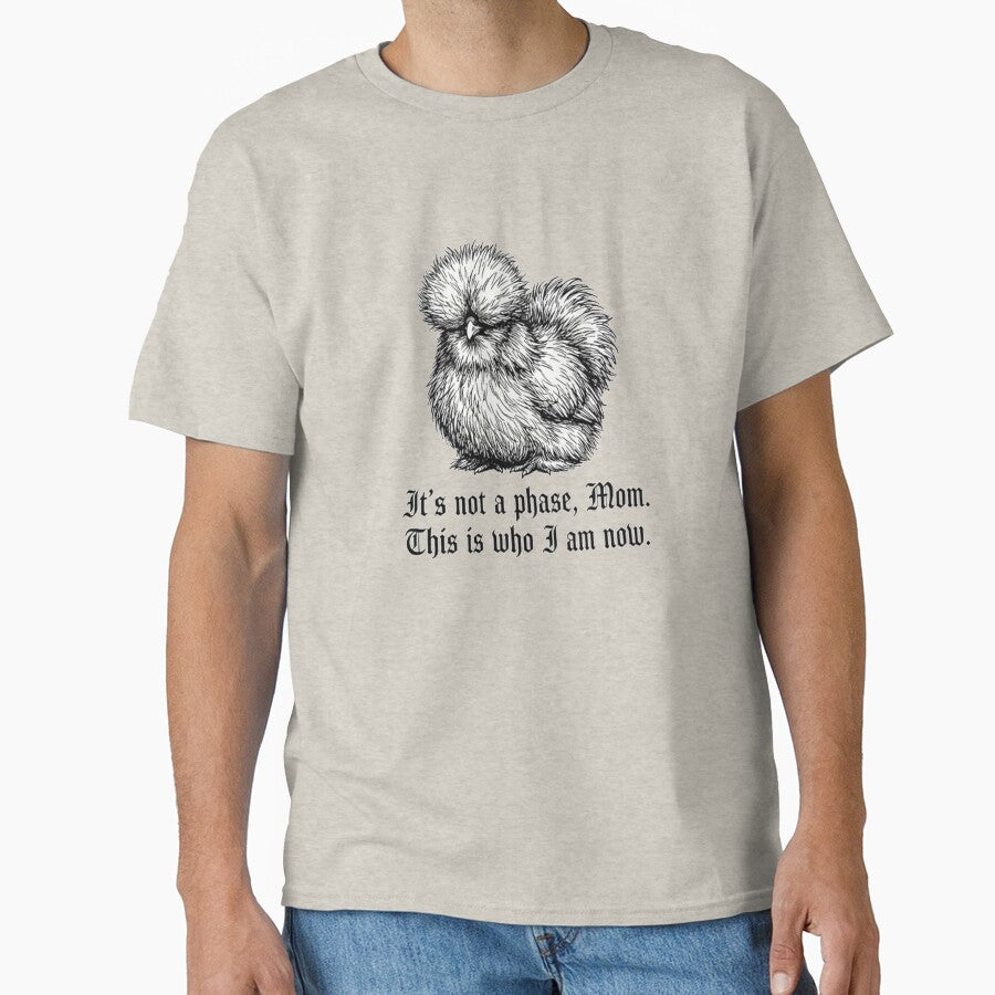 Silkie Chicken Emo Humor - This is who I am now. by guitarchalk