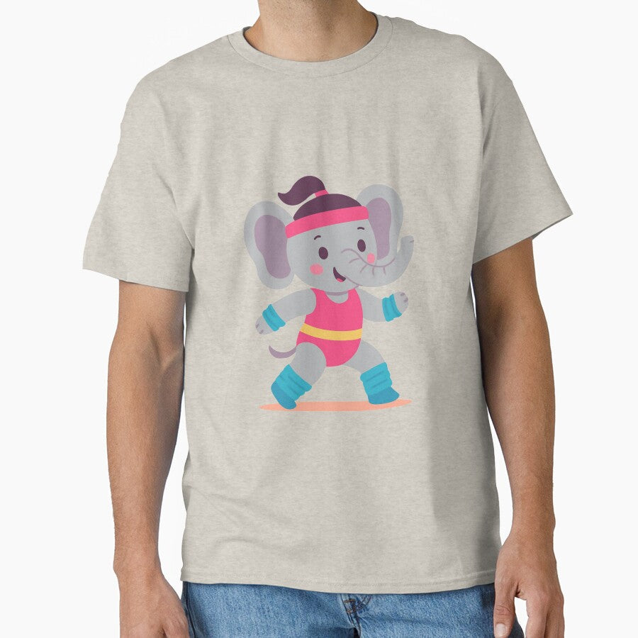 Fitness Elephant by Animal Aura Studio