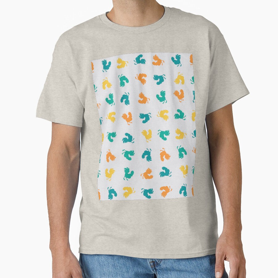 Vintage Chicken Pattern by TKsTees