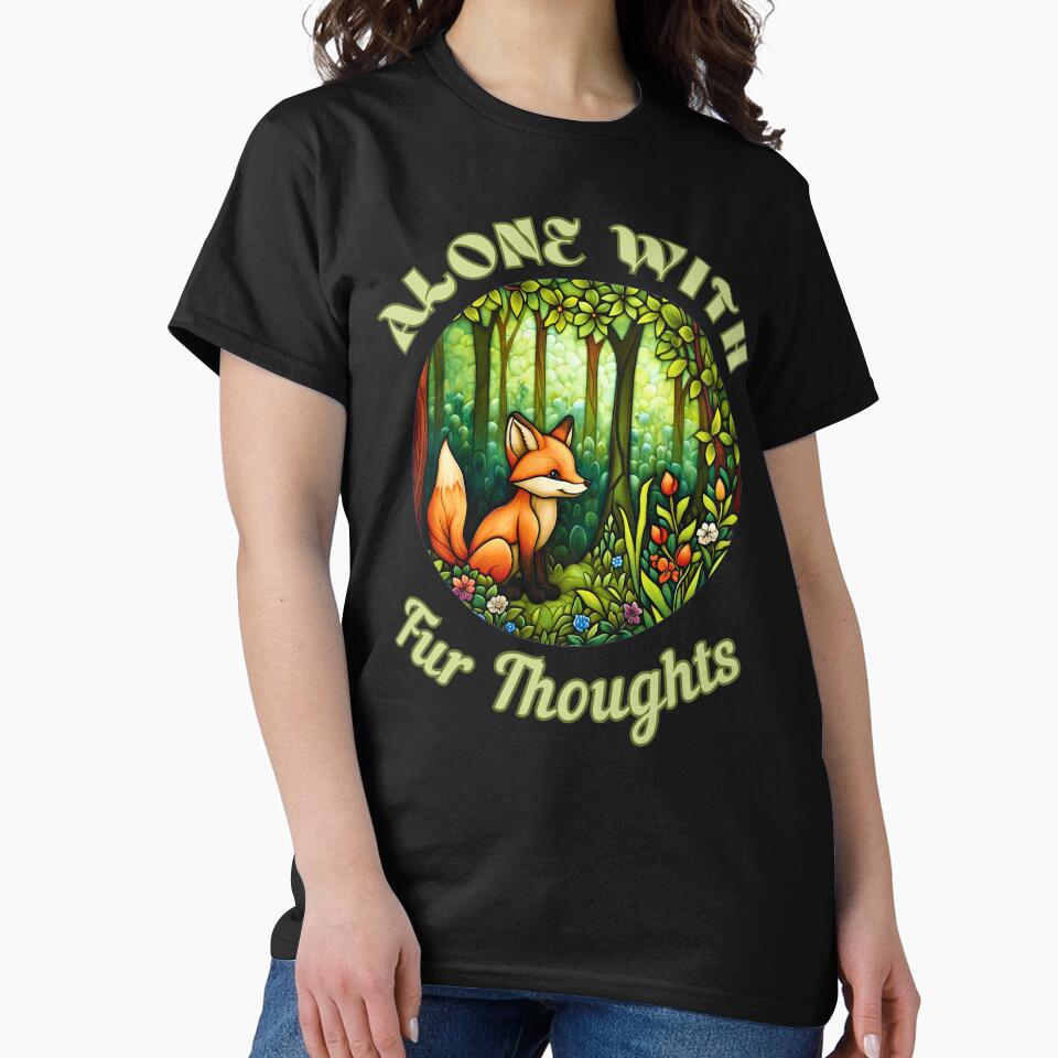 Alone with Fur Thoughts. fox foxes by FoxVibes