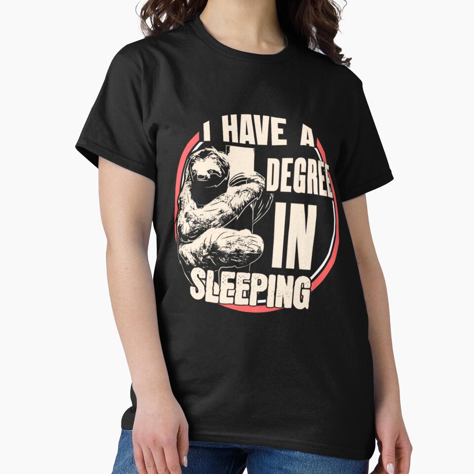 I Have A Degree In Sleeping Sloth Lazing animals by ClamenTaon