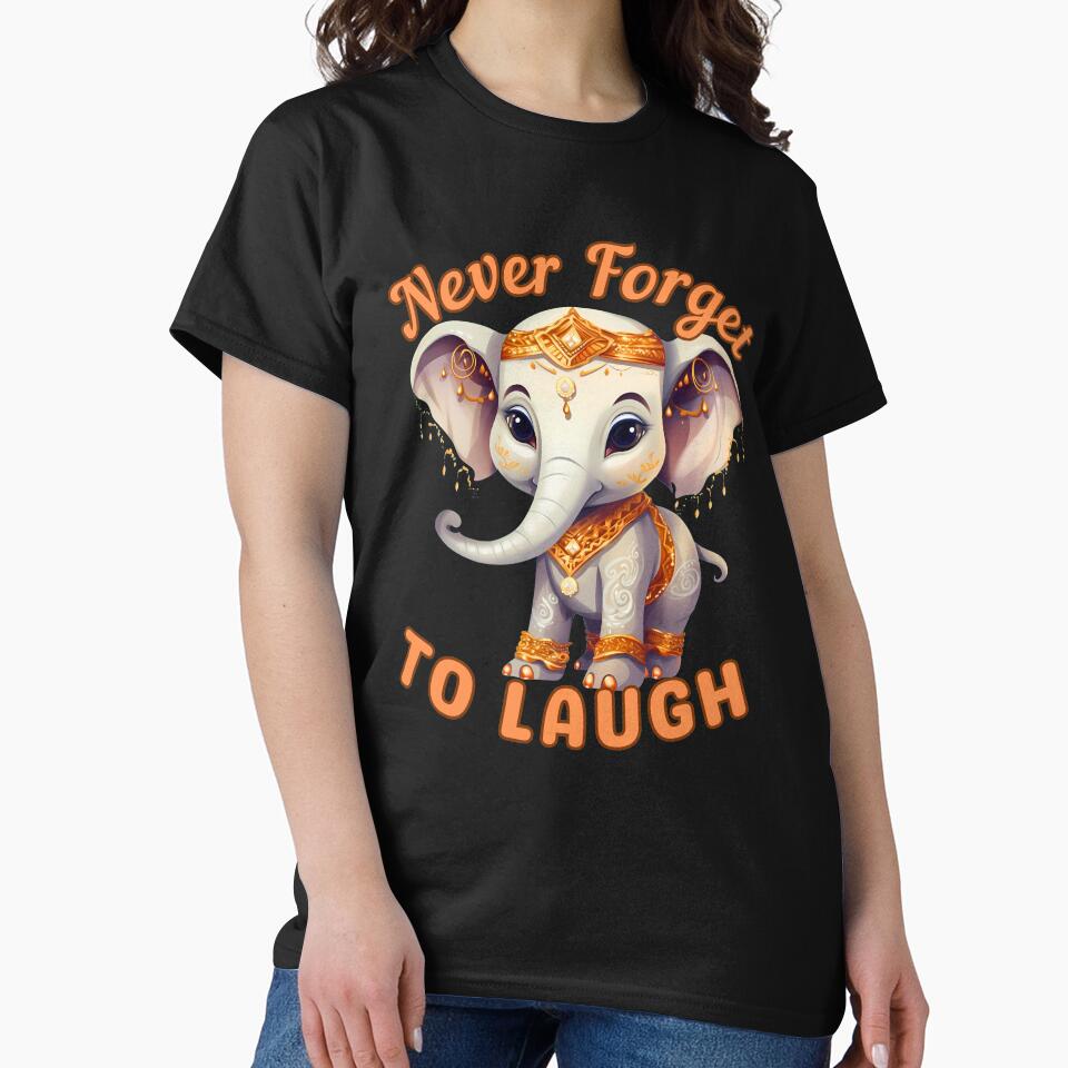 Never Forget To Laugh. elephant portrait by ElephantVibes
