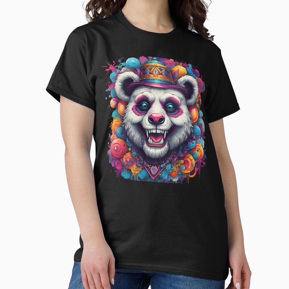 Psychedelic Panda Clown by pUNKnown