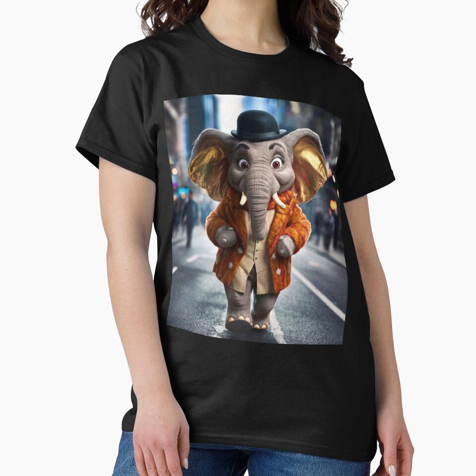 Elephant Portrait. anthropomorphic elephant, elephant character by ElephantVibes