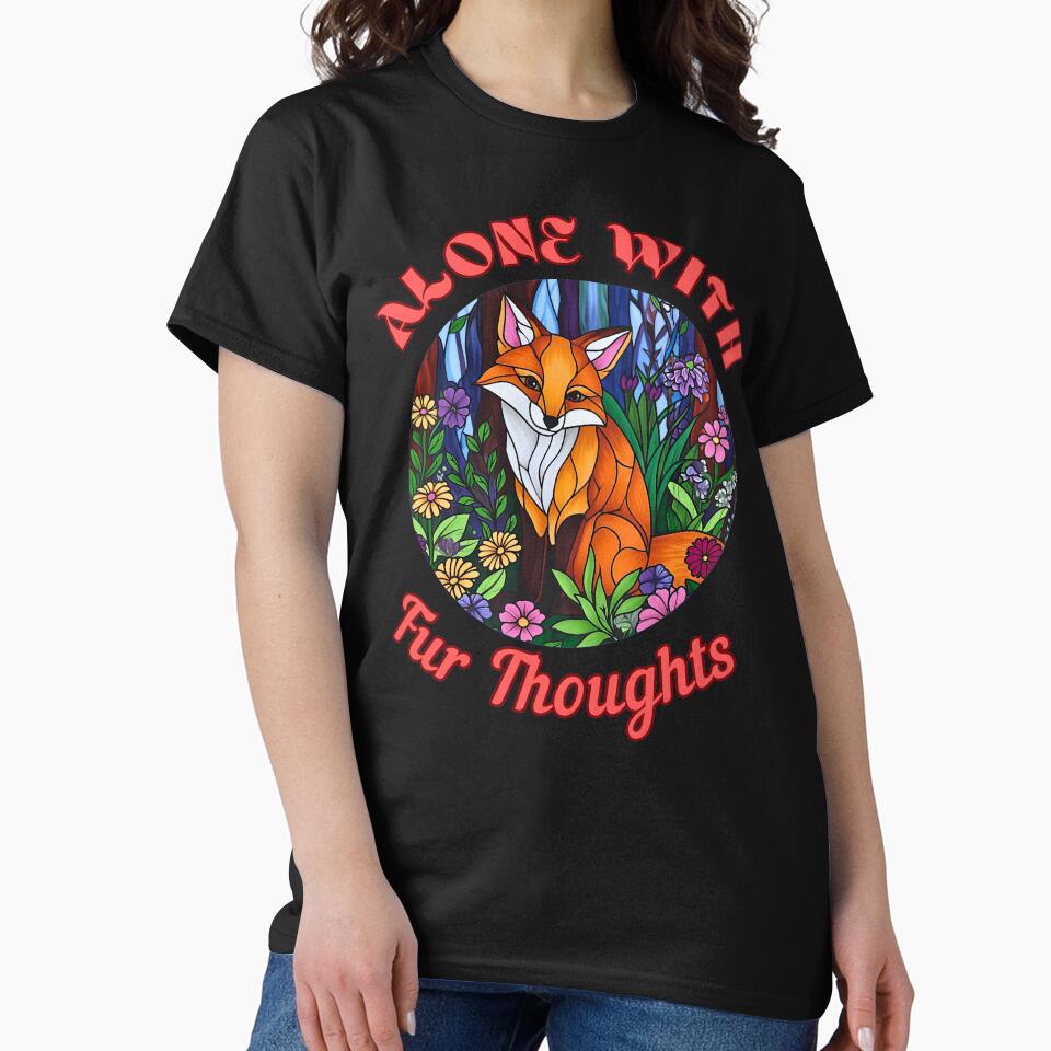 Alone with Fur Thoughts. fox head by FoxVibes
