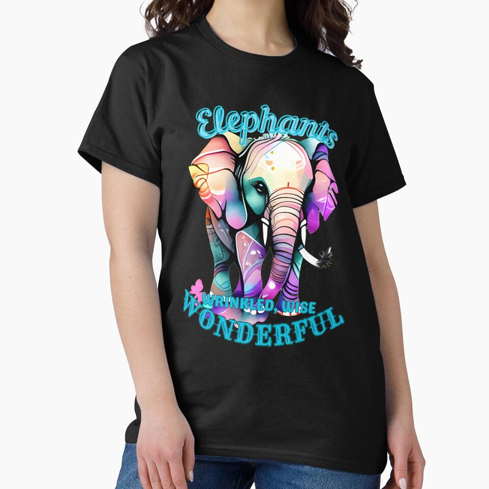 Elephants: Wrinkled, Wise, Wonderful. funny elephant by ElephantVibes