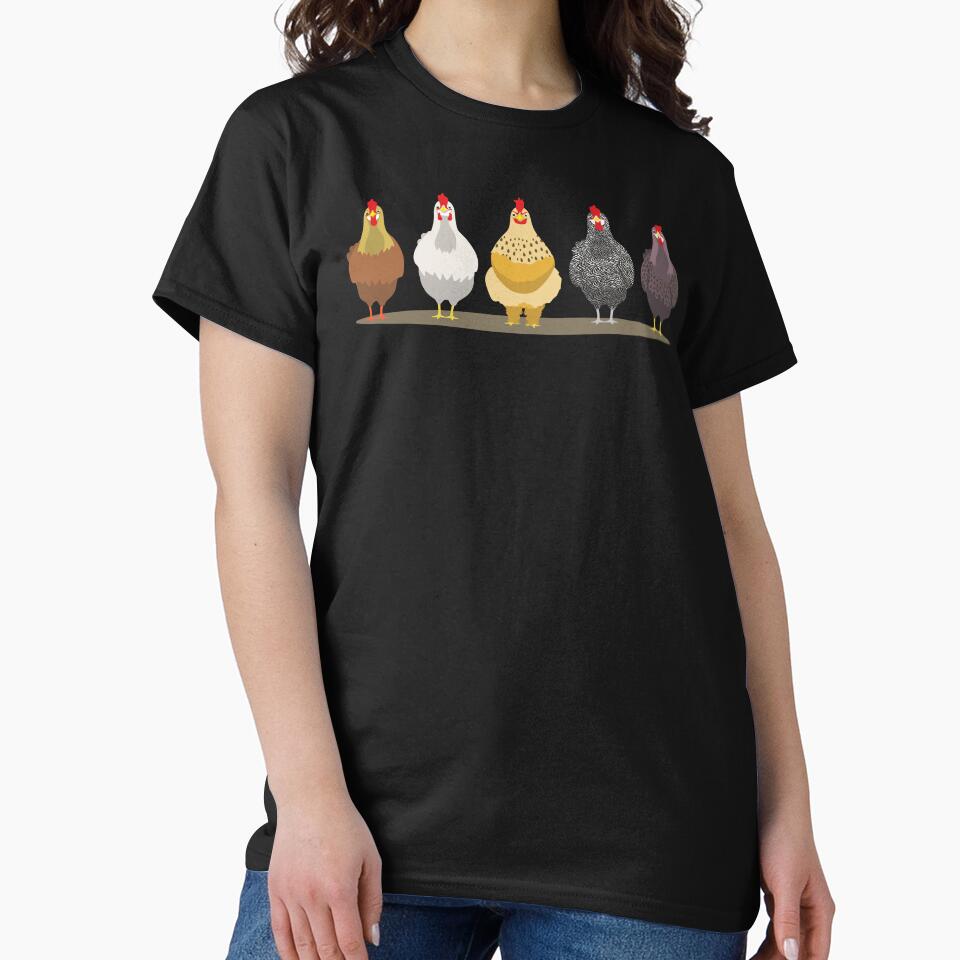 Chicken Lover Funny Chickens Band Farming Lover Gift for Mom Women Kids by alenaz