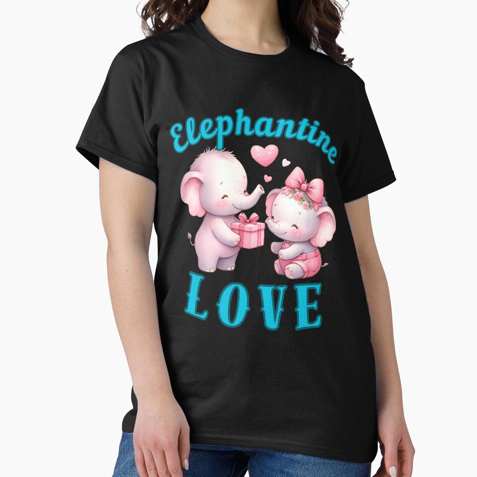 Elephantine Love. adorable elephant by ElephantVibes