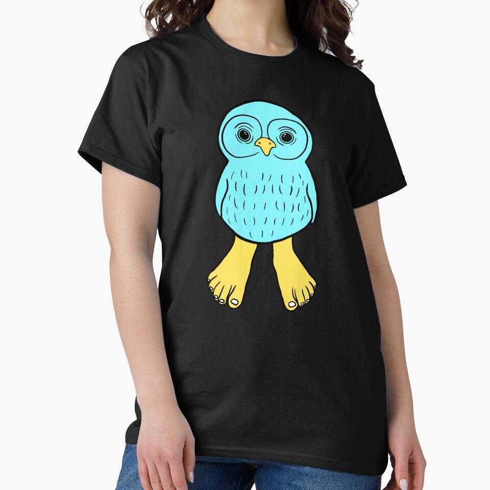 Blue Owl with Human Feet by Mochi-Merch