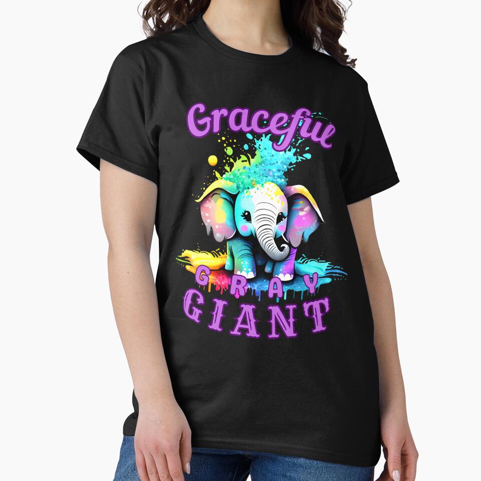 Graceful Gray Giant. elephant face by ElephantVibes