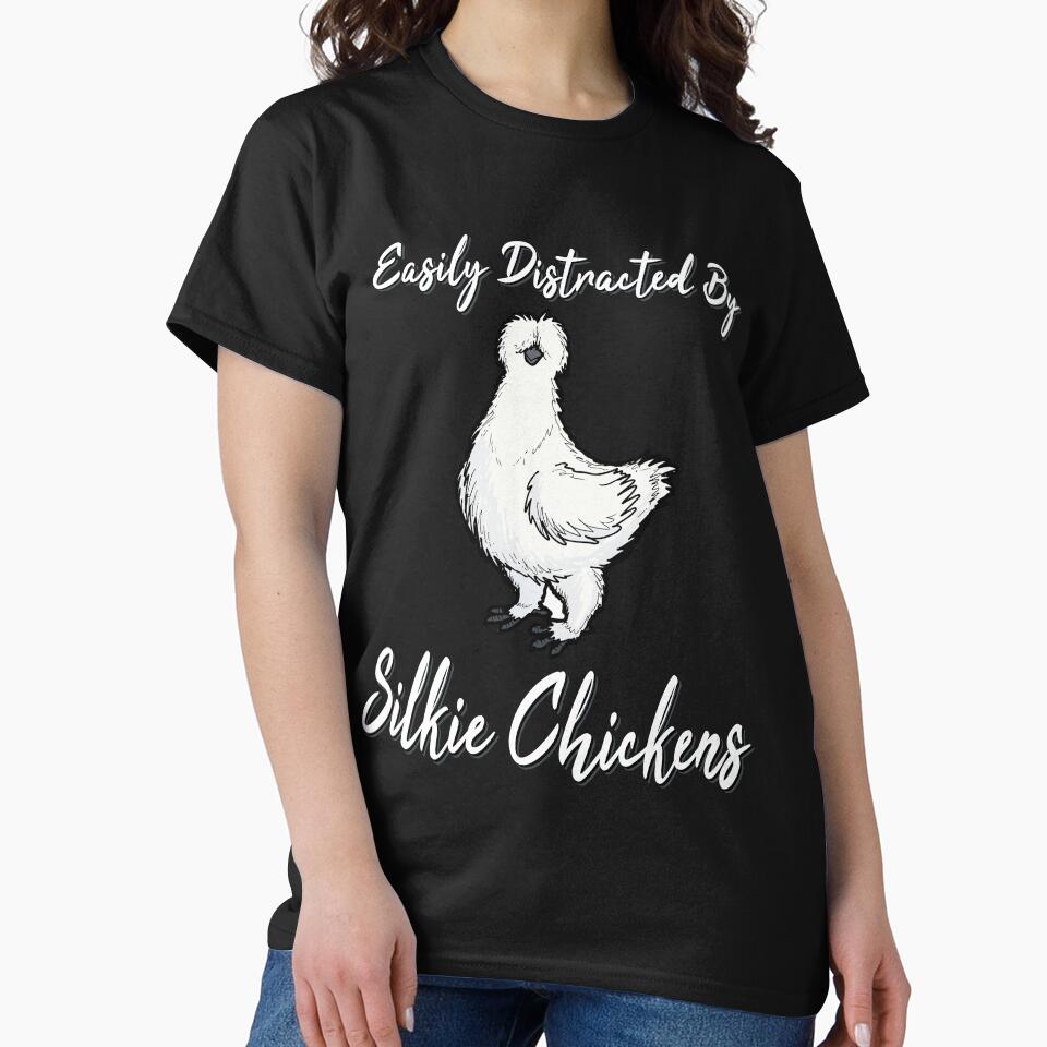 Easy Distracted by Silkie Chicken by HumbleShirt
