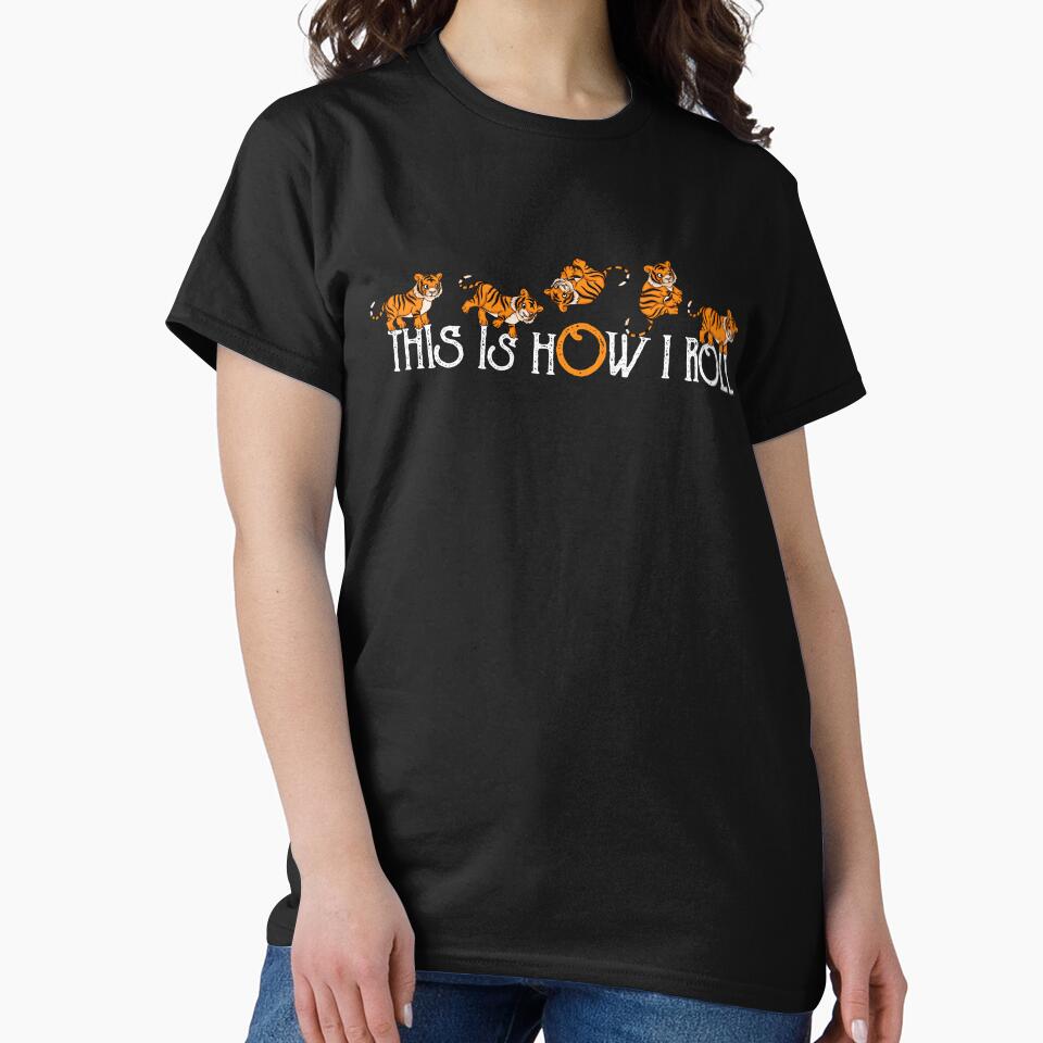 Tiger Lover Kids This Is How I Roll Tiger by DSWShirts