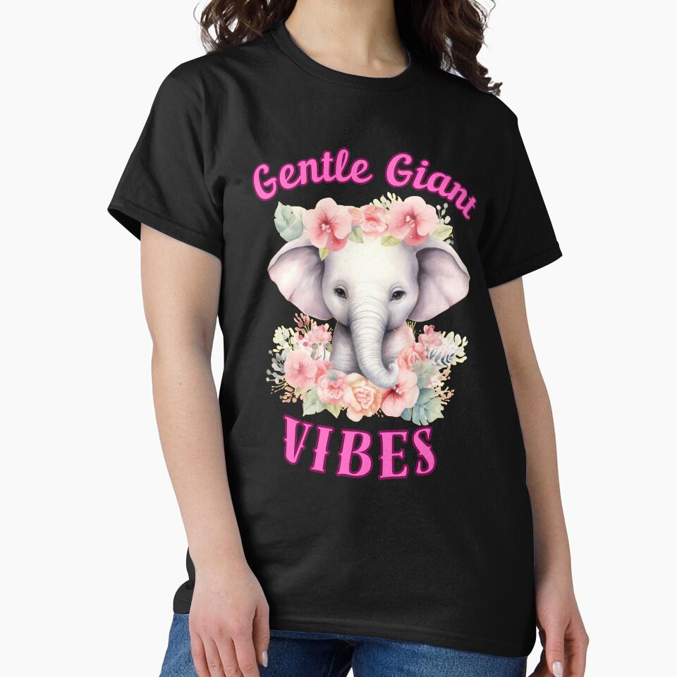 Gentle Giant Vibes. elephant saying by ElephantVibes