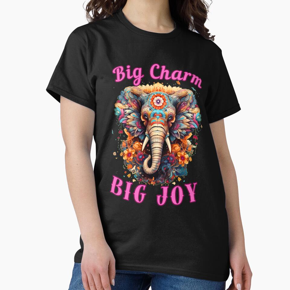Big Charm, Big Joy. elephant quote by ElephantVibes