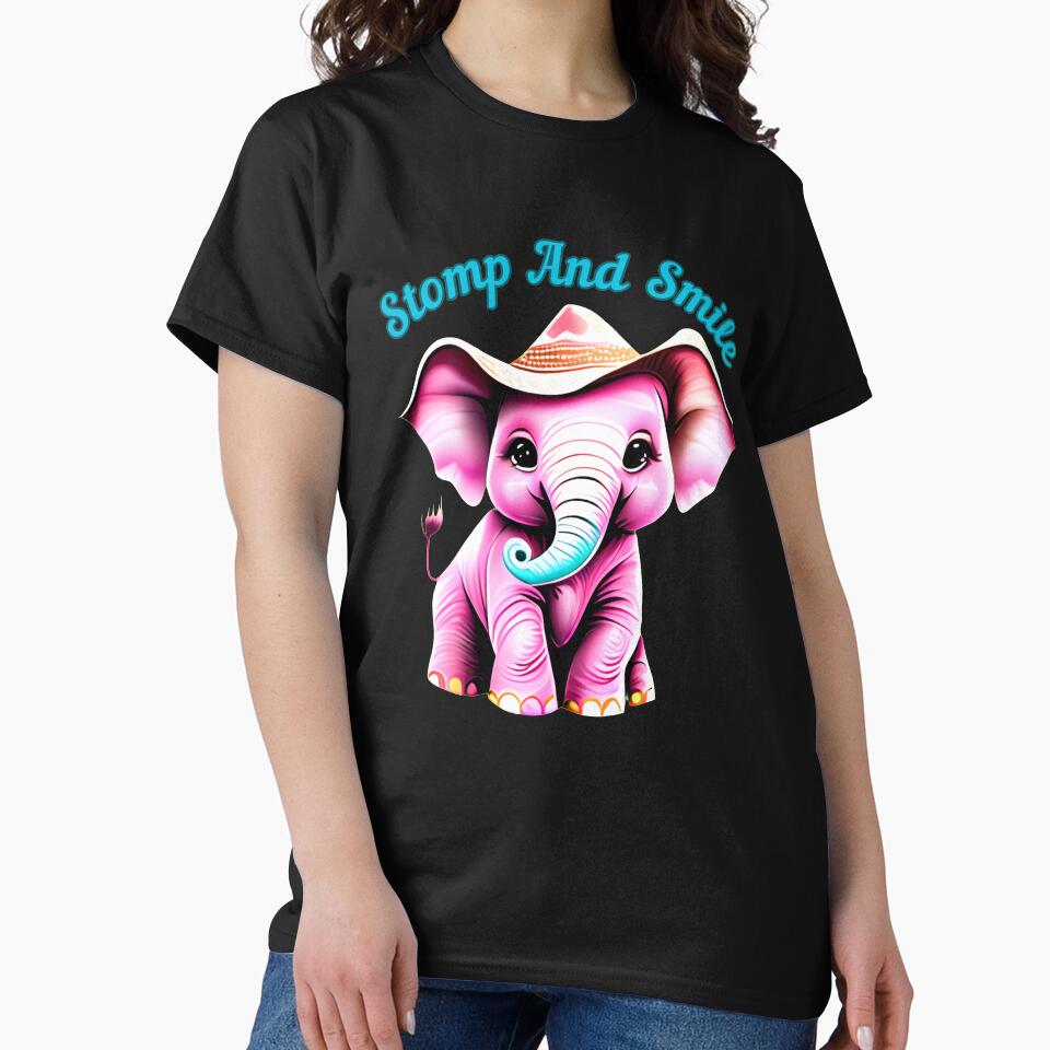 Stomp And Smile. adorable elephant by ElephantVibes