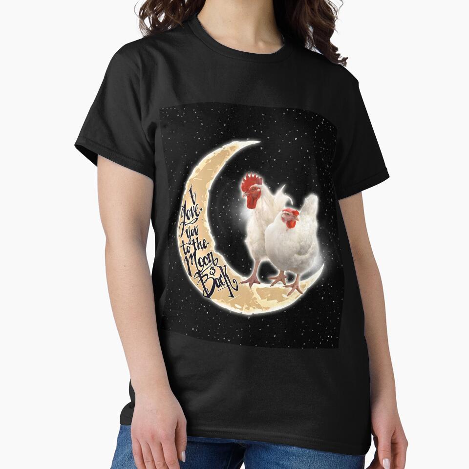 Love You To The Moon And Back Chicken by MignonBeauty