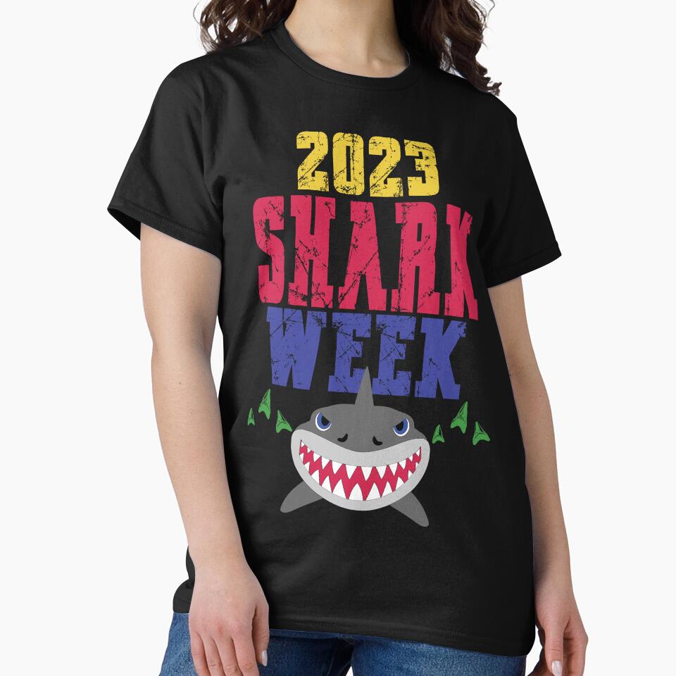 2023 Shark week Family Shark Lover Shark Gift 23 Shark Week by BronikowskiART