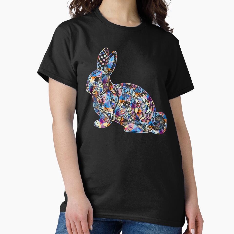 Cool And Awesome Rabbit Geometric by UnknownArtistt
