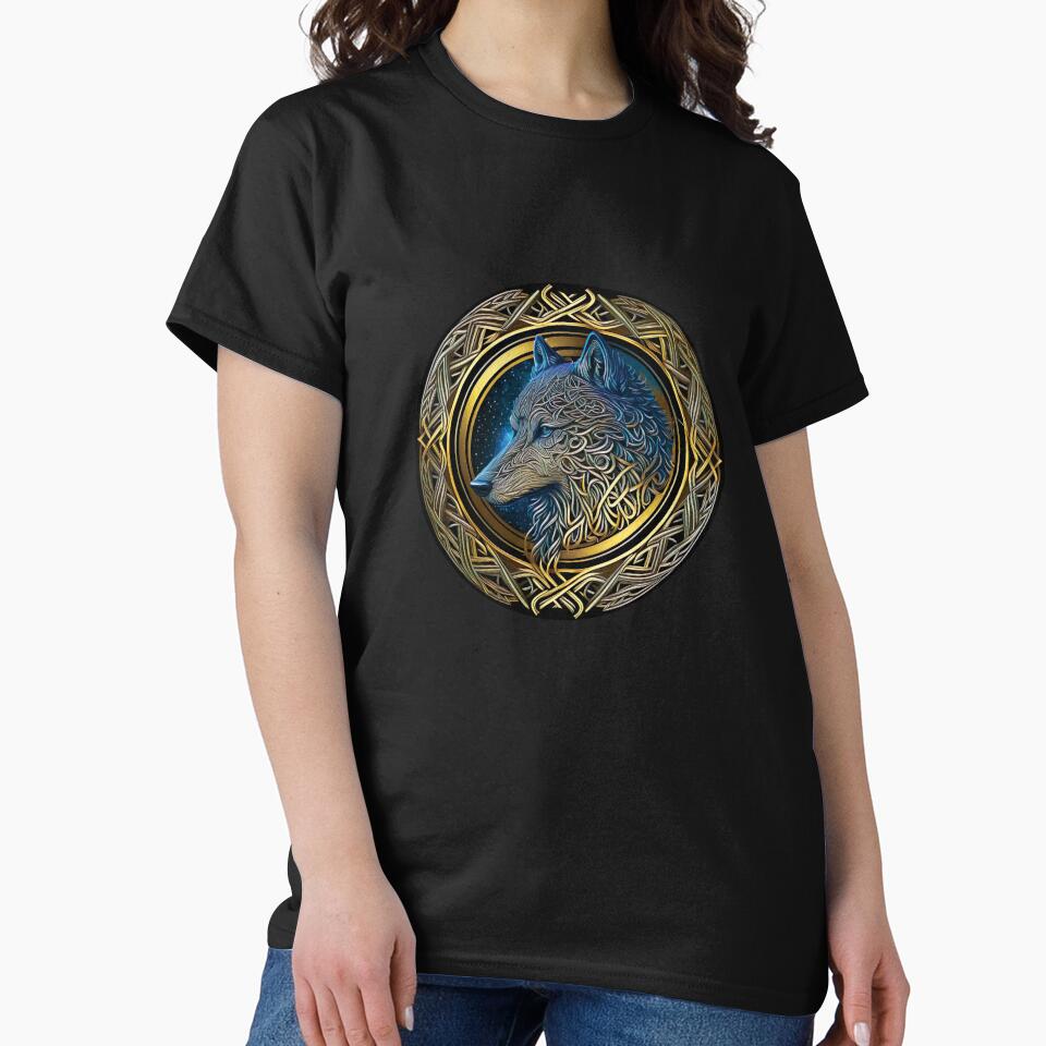 Wolf Face Celtic art by nicestr