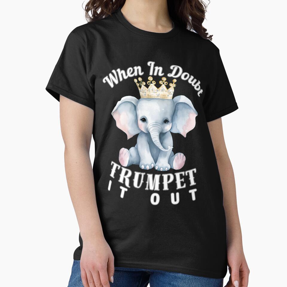 When In Doubt, Trumpet It Out. surreal elephant by ElephantVibes