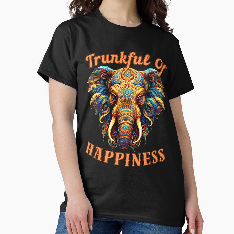 Trunkful Of Happiness Flower elephant by ElephantVibes