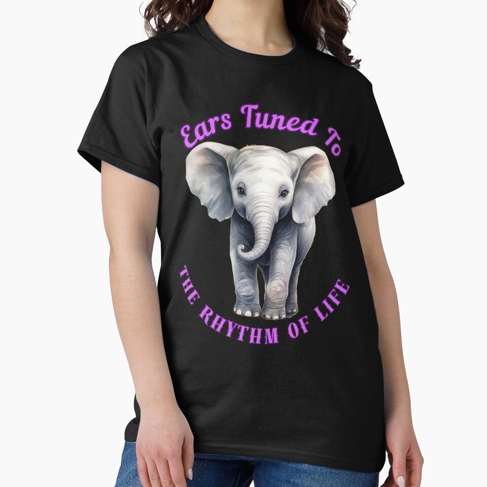Ears Tuned To The Rhythm Of Life. elephant quote by ElephantVibes