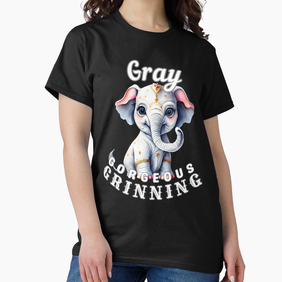 Gray, Gorgeous, Grinning by ElephantVibes