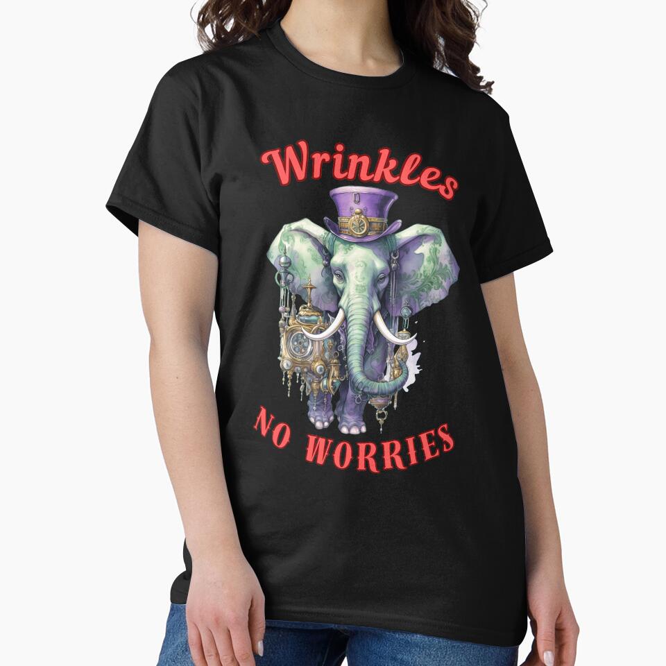Wrinkles, No Worries. happy elephant by ElephantVibes