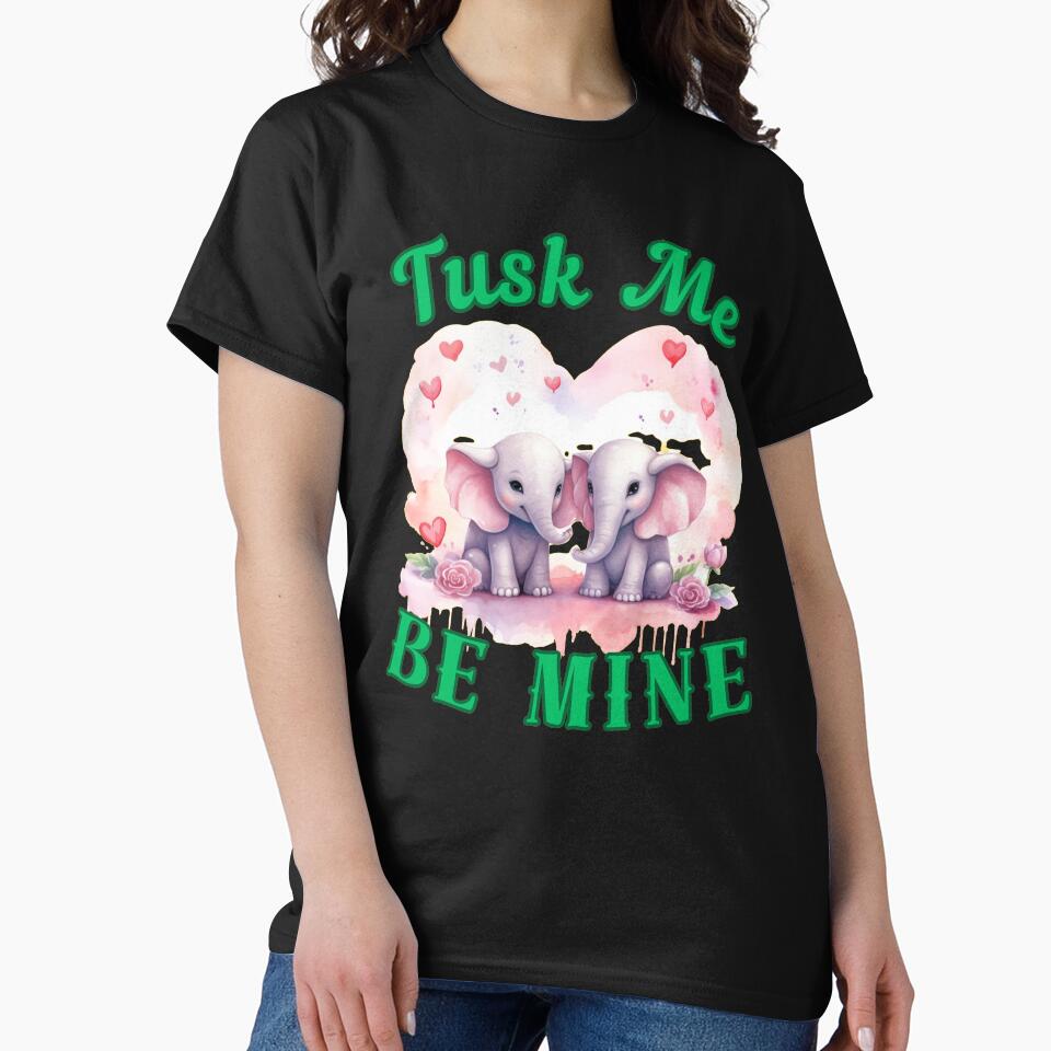 Tusk Me, Be Mine. elephant portrait by ElephantVibes