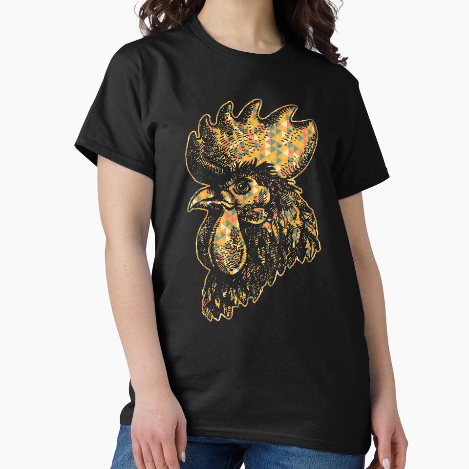 Chicken - Chicken Geometric by UnknownArtistt
