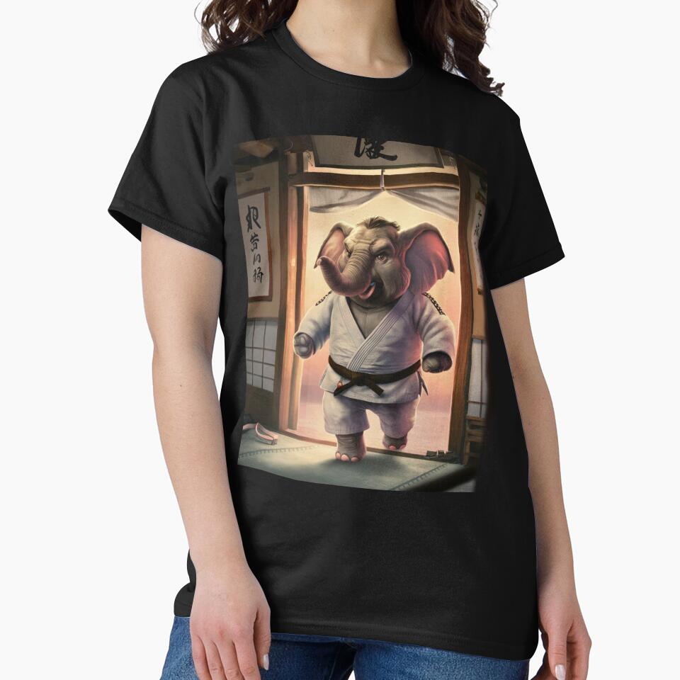 Elephant Portrait. dojo, martial art, elephant karate by ElephantVibes