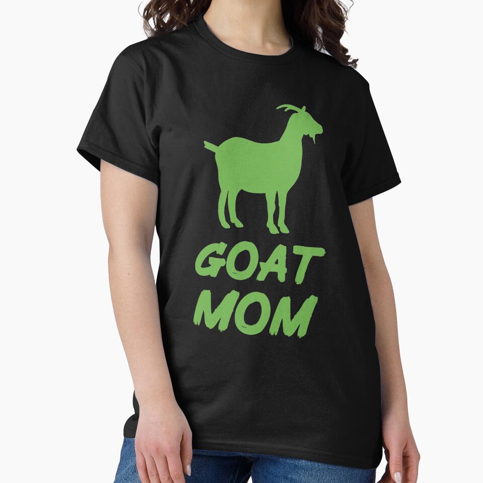 Goat Mom for Goat Lovers, Green by Mochi-Merch