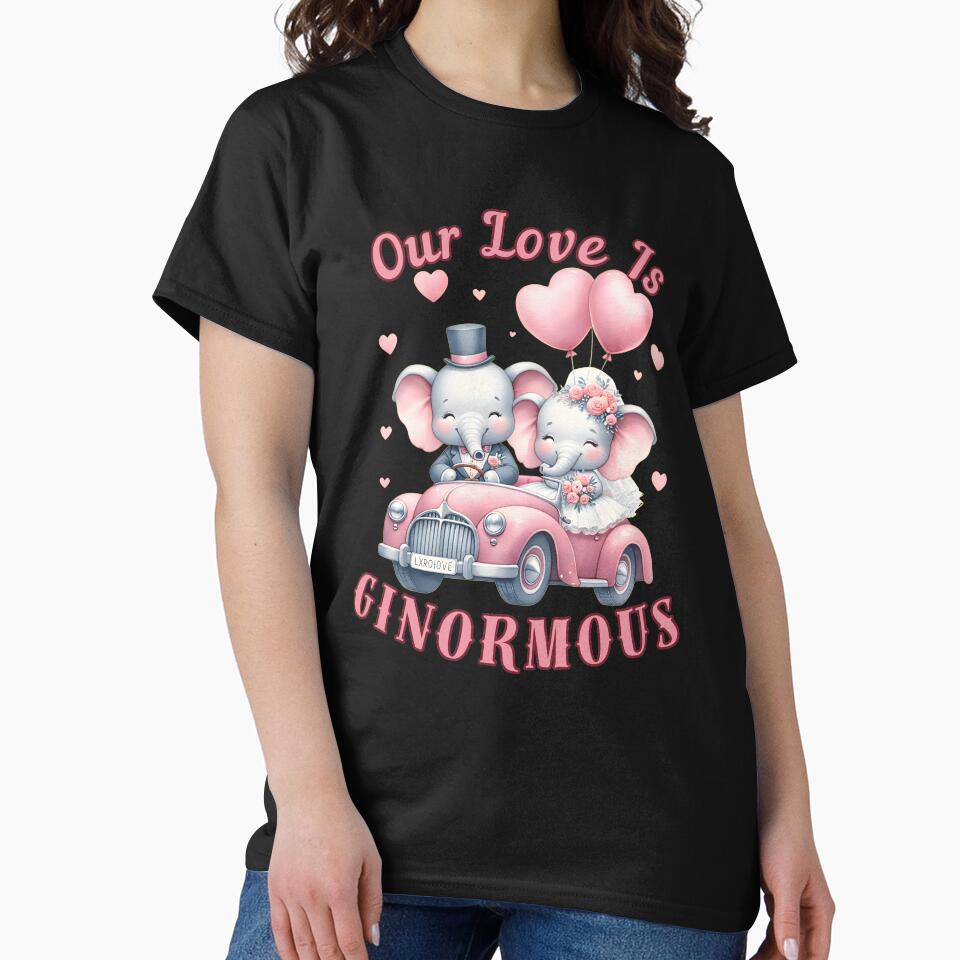 Our Love Is Ginormous. elephant saying by ElephantVibes