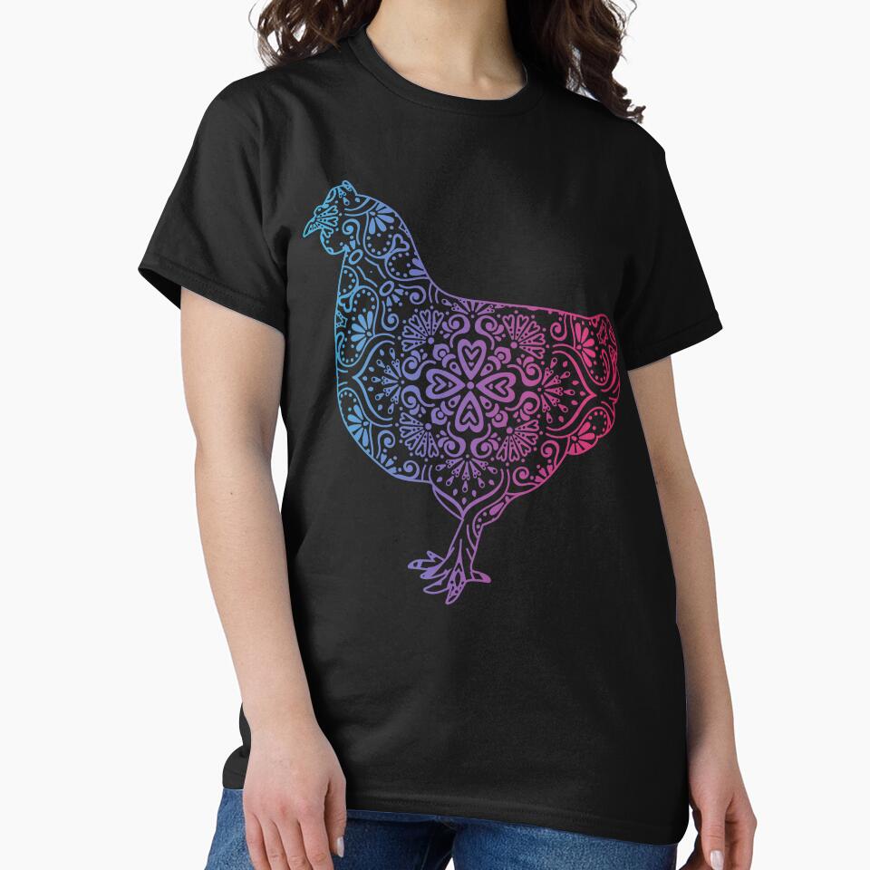 chicken lover watercolor funny chicken ornamental gifts by alaechamlal
