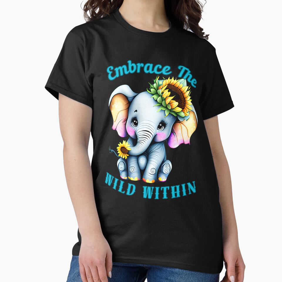Embrace The Wild Within. funny elephant by ElephantVibes