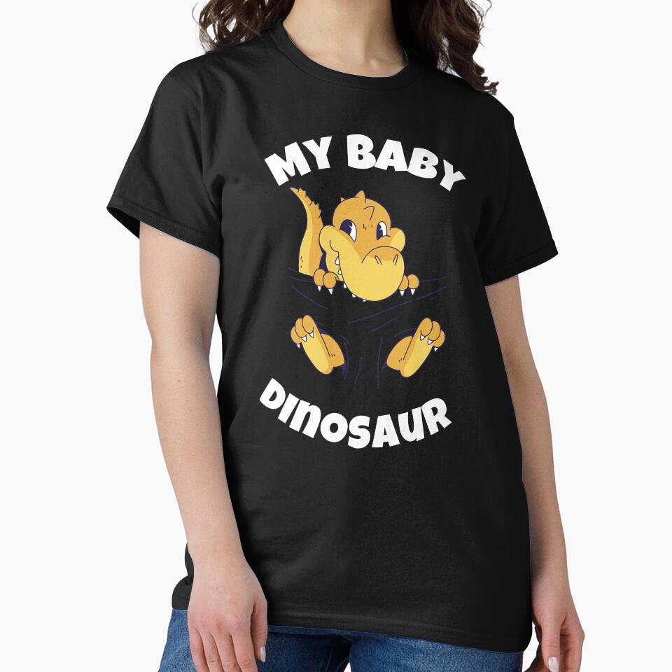 My Baby Dinosaur Cute Dinosaur Gifts for Kids Boys Girls T-Rex Dinosaur Lovers Babysaurus by Merchking1