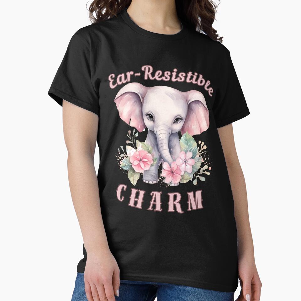 Ear-Resistible Charm. elephant quote by ElephantVibes