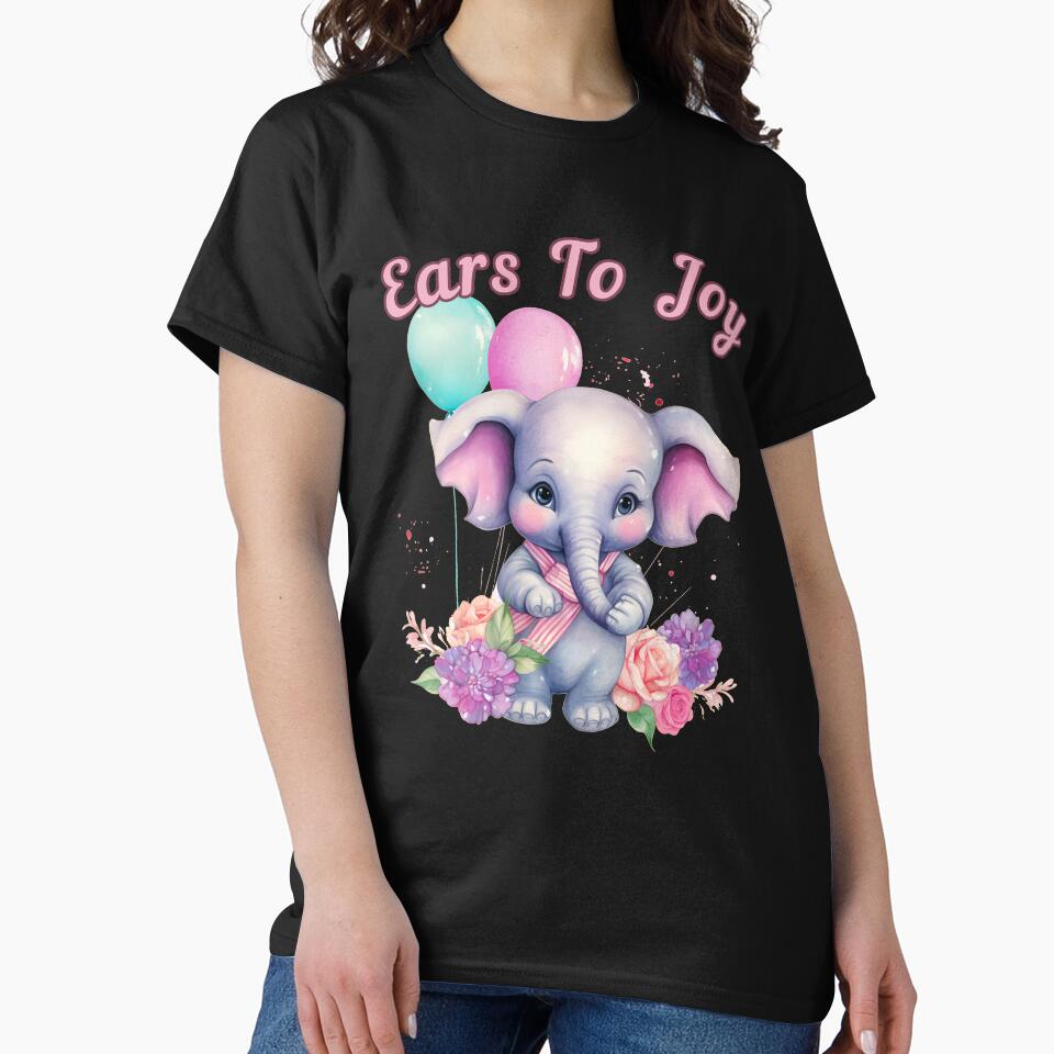 Ears To Joy. elephant saying by ElephantVibes