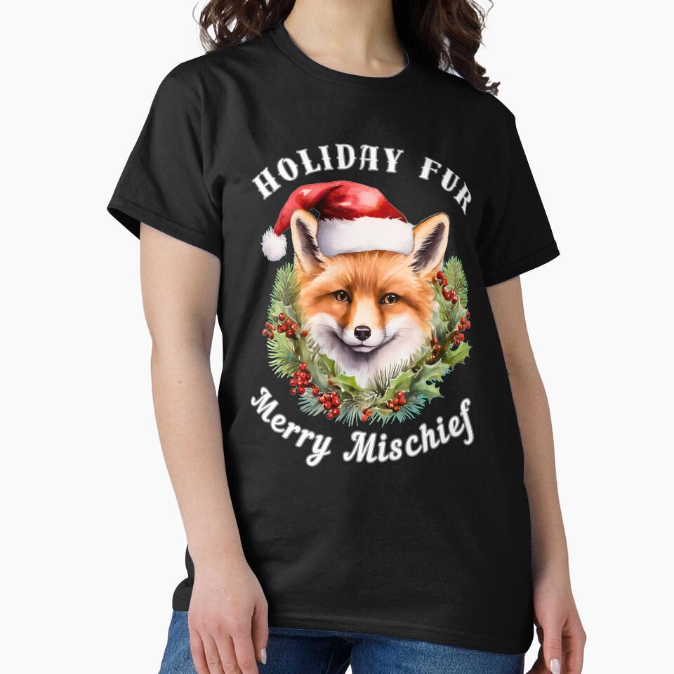 Holiday Fur, Merry Mischief. fox quote by FoxVibes