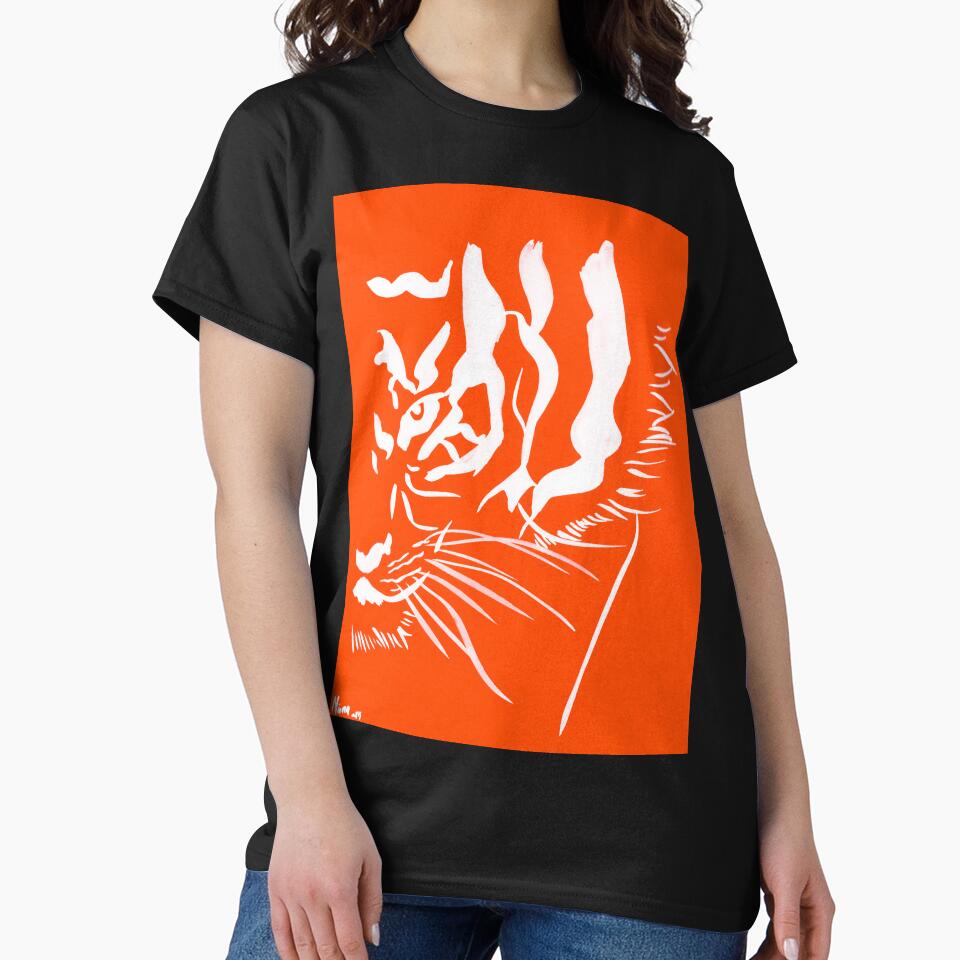 Eye of the Tiger - Orange & White by Niina  Niskanen